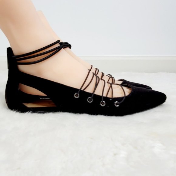 Jessica Simpson Faux Suede Flats Taluna - Picture 3 of 11